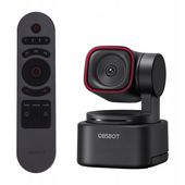 OBSBOT Tiny 3 Lite Webcam 4K 48MP AF MF 120fps USB Smart Remote Zestaw