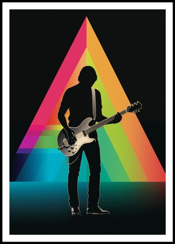 Plakat 68x98cm Pryzmat przez Gitarę na Arena.pl