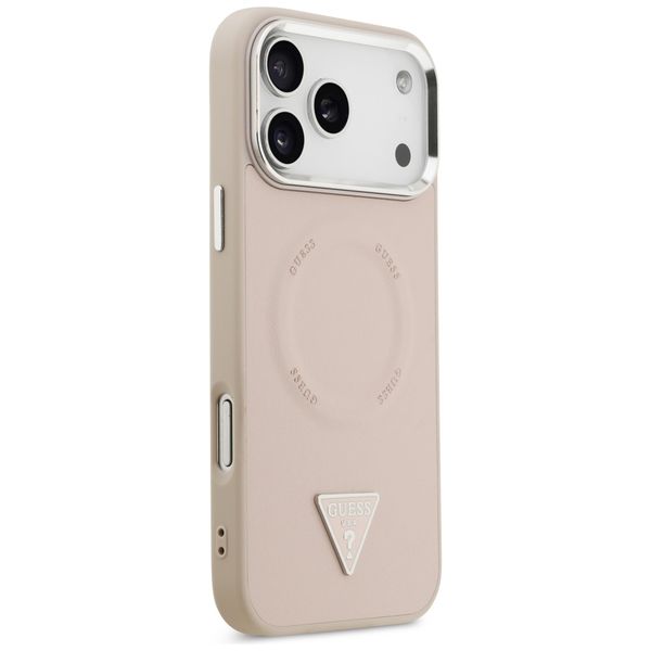 etui guess triangle logo magsafe do      iphone 17 pro różowy zdjęcie 4