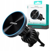 UCHWYT SAMOCHODOWY DO TELEFONU Z ŁADOWARKĄ INDUKCYJNĄ 15W MAGSAFE DO KRATKI