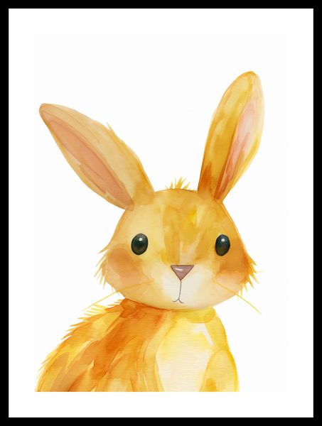 Plakat 29,7x42cm Słodki Zajączek zdjęcie 3