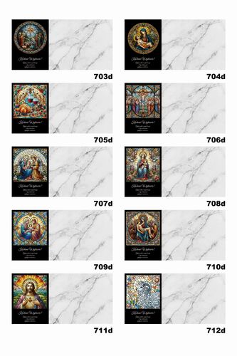 SZKLANA PODSTAWKA POD ZNICZE TWÓJ DOWOLNY TEKST 50 WZ JASNY MARMUR 60x30cm na Arena.pl