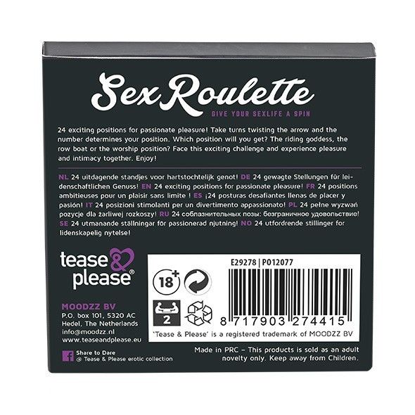 Tease&Please Sex Roulette Kamasutra zdjęcie 3