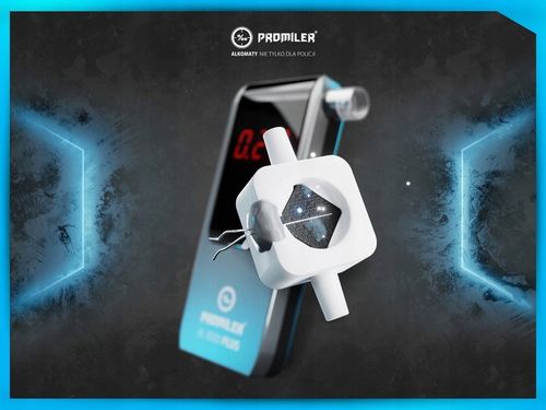 Alkomat PROMILER AL 8000 PLUS + 12 miesięcy kalibracji + ustniki na Arena.pl