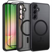 MATOWE DOPASOWANE ETUI CASE COVER MAGSAFE NA GALAXY A36 5G + 2-PAK SZKŁO
