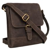 skórzana torebka męska na regulowanym pasku - always wild