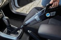 ODKURZACZ SAMOCHODOWY RĘCZNY + KOMPRESOR DO AUTA 80W PREZENT NA WALENTYNKI