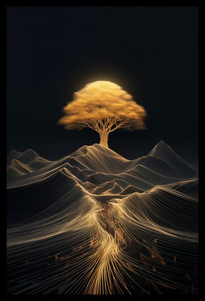 Plakat 30x45cm Drzewo Energii zdjęcie 2
