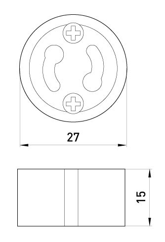 oprawka ceramiczna gu10 - ex-s9100011 na Arena.pl