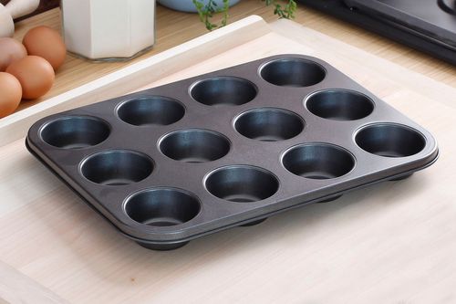 Forma Do Pieczenia Babeczek Muffin Blacha Foremka Na 12 Babeczek Non-Stick na Arena.pl