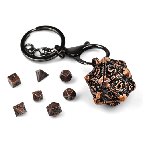 Pojemnik | 4 cm | Metal | Brelok Kości | Dungeons and Dragons na Arena.pl