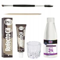 ZESTAW HENNA REFECTOCIL henna kieliszek woda pędzelek zestaw do henny