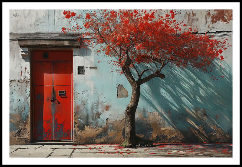 Plakat 91,5x61cm Widok Na Dawne zdjęcie 3