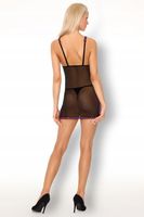 Ramlah czarna urocza koszulka nocna LivCo Corsetti fashion rozmiar - L/XL