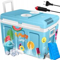 LODÓWKA TERMOELEKTRYCZNA DO CHŁODZENIA ŻYWNOŚCI 40L 12V NIEBIESKA