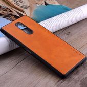 Etui AIORIA Vintage LEATHER do Sony Xperia XZ4 / Xperia 1 pomarańczowy