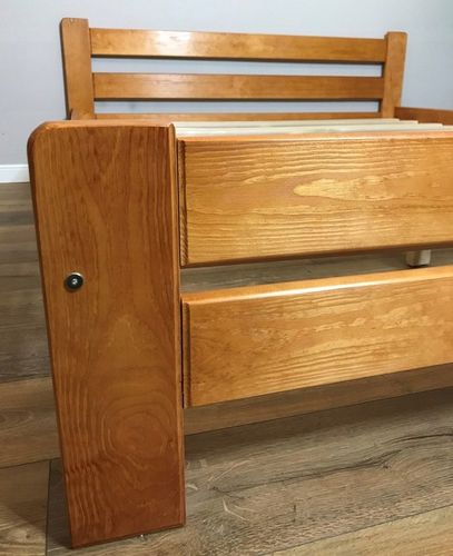 ŁÓŻKO drewniane 140x200 orzech,olcha, dąb, JAKOŚĆ na Arena.pl