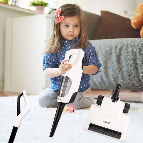 ODKURZACZ PIONOWY DLA DZIECI BEZPRZEWODOWY Z FUNKCJĄ SSANIA Z DŹWIĘKIEM 2w1 na Arena.pl