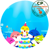 Opłatek na tort Baby Shark