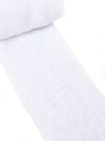 Rajstopy dziewczęce bawełniane żakardowe białe esy floresy 116-122