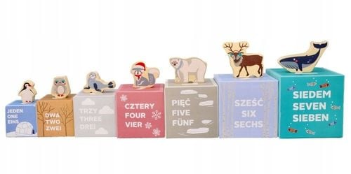 Piramida z kubeczków zwierzęta arktyczne na Arena.pl