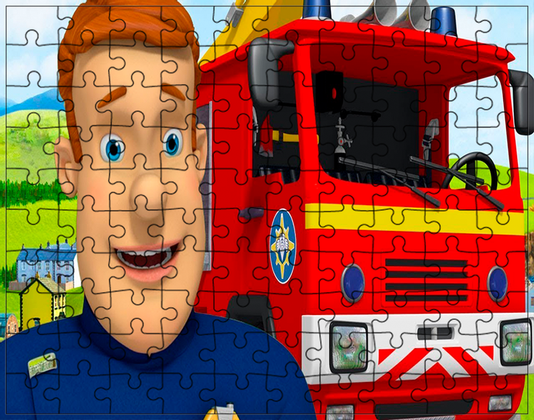 Puzzle Strażak Sam zdjęcie 1