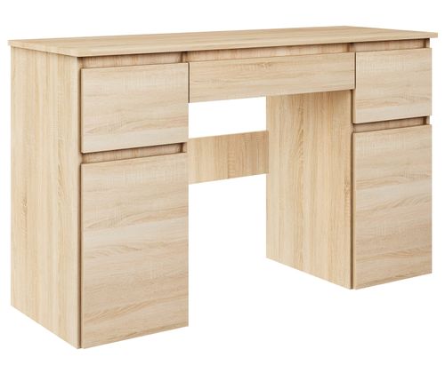 biurko MEGAN B1 DĄB SONOMA duże szkolne młodzieżowe pod laptop na Arena.pl
