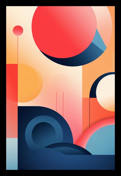 Plakat 20x30cm Geometryczne Marzenia zdjęcie 2