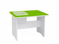 012 Stolik dziecięcy biało-limonkowy