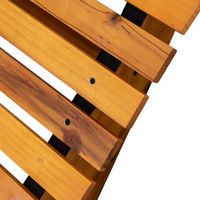 LEŻAK BUJANY OGRODOWY DREWNIANY BUJANY LEŻANKA OGRODOWA do STREFY SPA FOTEL