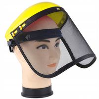 SIATKOWA OSŁONA TWARZY MASKA OCHRONNA PIŁA - KOSA