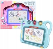 ZNIKOPIS TABLICA MAGNETYCZNA KOLOROWA STEMPELKI