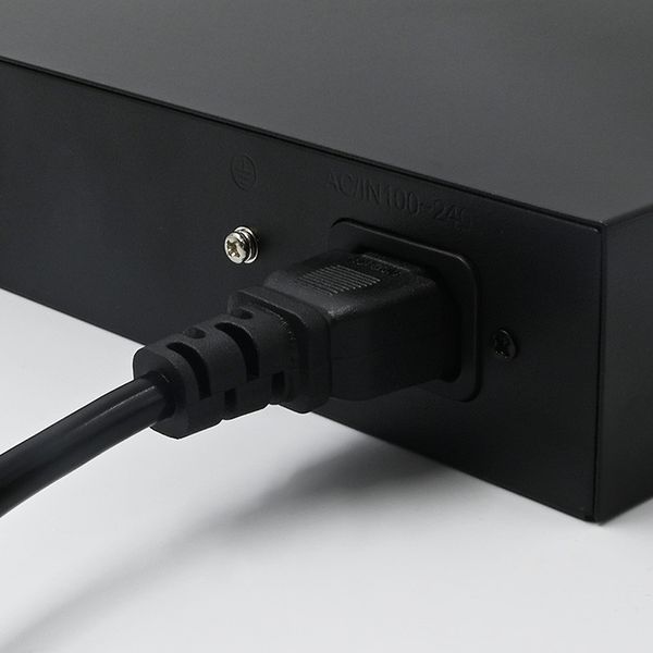 Qoltec Switch PoE 8+2 RJ45 Fast Ethernet 120W zdjęcie 8
