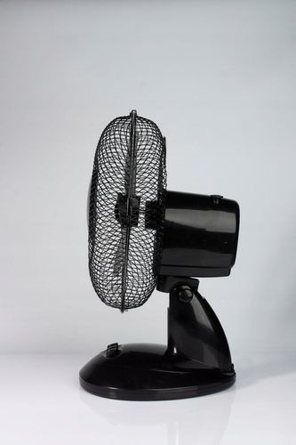 WENTYLATOR BIURKOWY STOŁOWY STOJĄCY CICHY 22cm CYRKULATOR CZARNY 2 TRYBY na Arena.pl