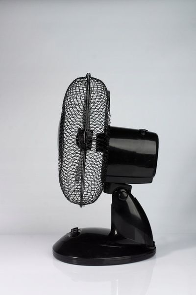 WENTYLATOR BIURKOWY STOŁOWY STOJĄCY CICHY 22cm CYRKULATOR CZARNY 2 TRYBY zdjęcie 9