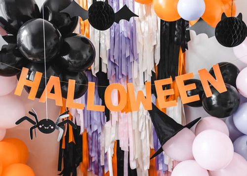 Baner Halloween pomarańczowy 2,5 m na Arena.pl