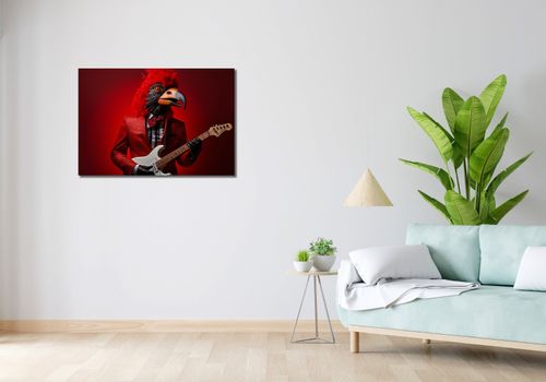 Obraz 90x60cm Zwierzęcy Rock'n'Roll na Arena.pl
