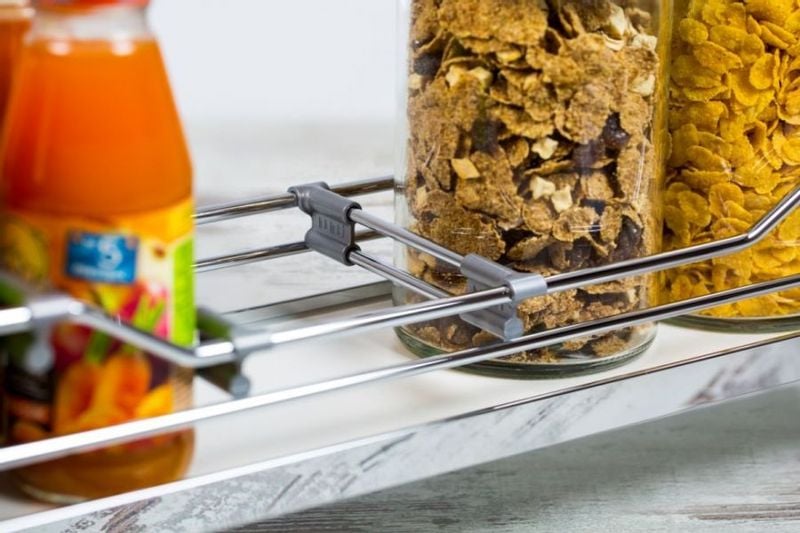 Przegroda do koszy CARGO, 150 mm, chrom połysk zdjęcie 2