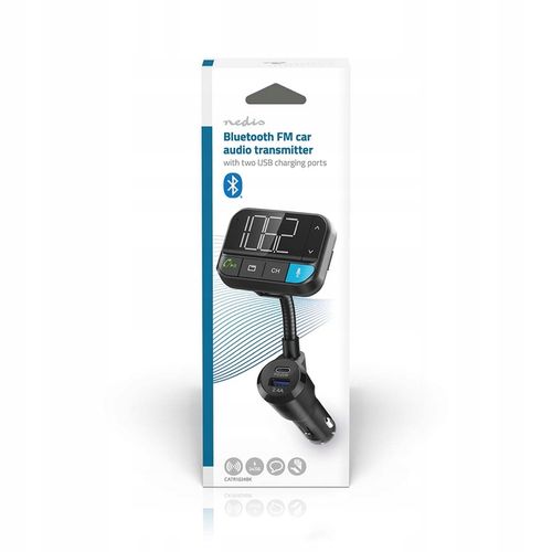 Transmiter FM Nedis CATR1024 Bluetooth 5.3 Mikrofon USB USB-C na Arena.pl
