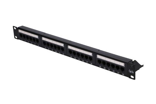 Patch panel patchpanel RACK 19'' kat5e 24p UTP V2 na Arena.pl