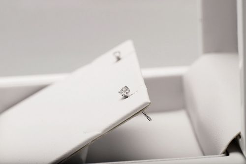 Złote kolczyki KZD5015M - Diament na Arena.pl