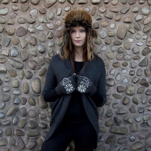 Czapka uszanka Alaska - futrzana, zimowa, ocieplona dla mężczyzn na Arena.pl