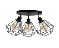 Spot 3xE27 FOSKAL BLACK