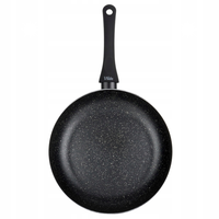 Patelnia Granitowa do Smażenia Duszenia Black Line 26 cm na Gaz Indukcje