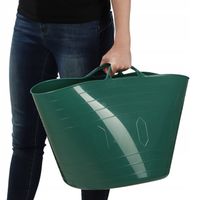 KOSZ ELASTYCZNY POJEMNIK NA PRANIE UNIWERSALNY MIEDNICA 42L ZIELONY