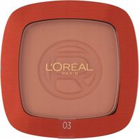 Bronzer Prasowany L'oreal - L Oreal Glam Bronze Makeup Terra 03 Matowy 9G