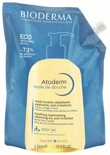 BIODERMA Atoderm Huile NAWILŻAJĄCY OLEJEK DO KĄPIELI 1000ml ZAPAS na Arena.pl