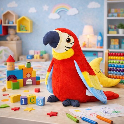 Gadająca papuga przytulanka na Arena.pl