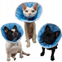 Kołnierz pooperacyjny ochronny dla małego psa kota miękki KLOSZ XXL 44-50cm