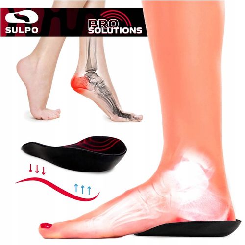 Amortyzujące podpiętki wkładki do butów na ostrogi piętowe ból pięt na Arena.pl